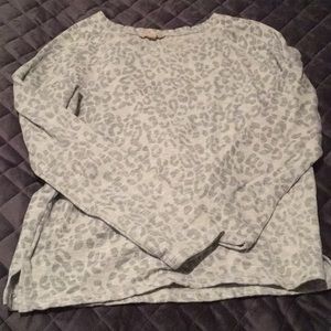 Leopard print sweater